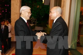 Le leader du PCV adresse ses remerciements au roi Norodom Sihamoni