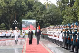 Nguyen Phu Trong préside la cérémonie d’accueil du dirigeant chinois Xi Jinping