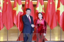 Vietnam-Chine : Entrevue entre Nguyên Thi Kim Ngân et Xi Jinping