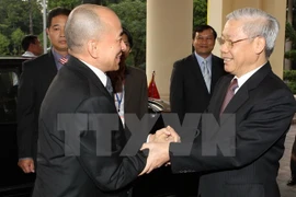 Le secrétaire général Nguyên Phu Trong au Cambodge pour une visite historique