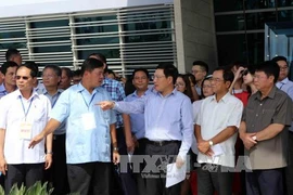 Le vice-PM Pham Binh Minh inspecte les préparatifs de la Semaine des dirigeants de l’APEC 2017