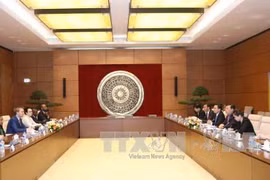 Dialogue entre les jeunes députés vietnamiens et francophones 