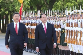 Le président Trân Dai Quang achève une visite fructueuse en Chine