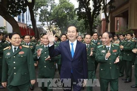 Le président exhorte la Garde-frontière du Vietnam à faire valoir son rôle