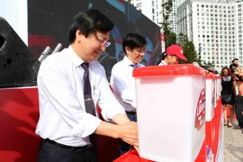 La Journée mondiale du lavage des mains à Hanoi 