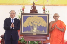 Fête Chol Chnam Thmay : le président Nguyen Xuan Phuc présente ses vœux aux Khmers
