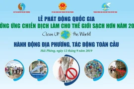 Cérémonie nationale en écho de la campagne Clean Up the World 2019