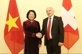 Entrevue entre la vice-présidente vietnamienne et le président de la Confédération suisse
