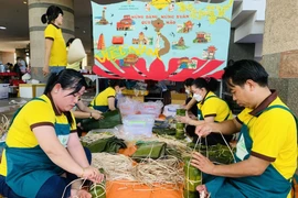 Concours de banh tet à l’occasion du Têt du Chat