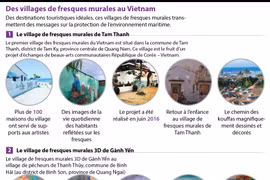 Des villages de fresques murales au Vietnam