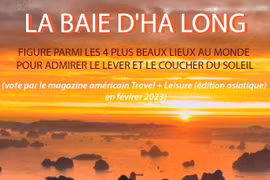 La baie d'Ha Long figure parmi les quatre plus beaux lieux au monde pour admirer le lever du soleil