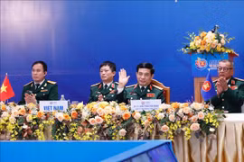 La 17e conférence par visioconférence des chefs des forces de défense de l'ASEAN