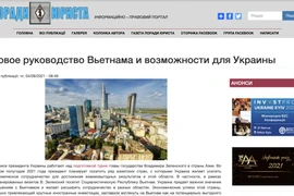 La presse ukrainienne apprécie les réalisations du Vietnam