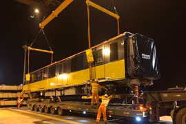La 9e rame de la ligne de métro Nhon – gare de Hanoï est arrivée au Vietnam