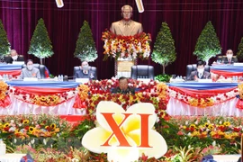 Ouverture du 11e Congrès national du Parti populaire révolutionnaire du Laos