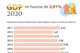 Croissance du PIB du Vietnam de 2,91% en 2020, l'un des plus élevés du monde