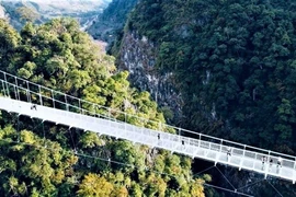 Inauguration du pont en verre le plus long au monde dans le district de Môc Châu