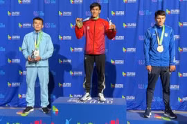 Muay : Nguyen Tran Duy Nhat remporte une médaille d'or aux World Games (Jeux mondiaux) 2022