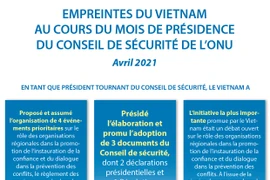 Empreintes du Vietnam au cours du mois de présidence du Conseil de sécurité de l’ONU