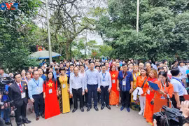 Les Viet- kieu de 23 pays célèbrent la fête des rois Hung 2023