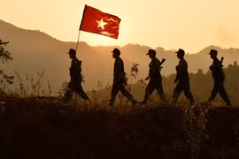 Les gardes-frontières de Dien Bien 