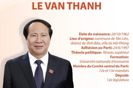 Le vice-Premier ministre de la République socialiste du Vietnam, Le Van Thanh