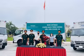 Camions frigorifiques affectés aux régions militaires pour le transport des vaccins anti-COVID-19