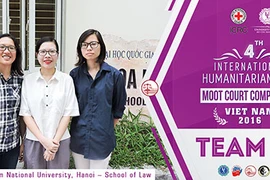 Le 4ème concours de plaidoirie en droit international humanitaire à Ho Chi Minh-Ville