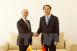 Francophonie: le président rencontre des responsables belge et égyptien