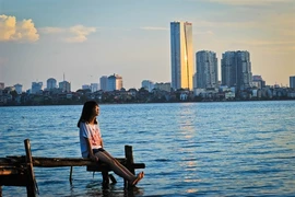 Plaisir sur l’eau de vieux Hanoïen