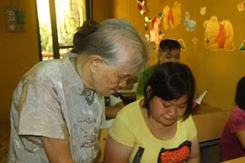 La «classe de cœur» d’une enseignante octogénaire