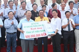 Mise en chantier de l'usine de traitement des déchets Greenity Hau Giang