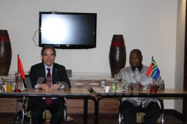 Une délégation du PCV en visite en Afrique du Sud