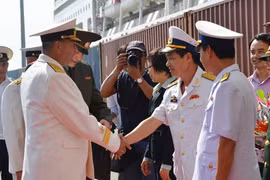 Trois navires de la Marine russe à Da Nang
