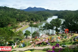 La beauté romantique de la Vallée de l'Amour
