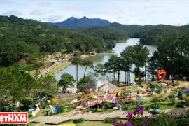La beauté romantique de la Vallée de l'Amour