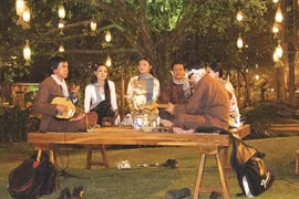 En route pour la «Fête de mon pays natal»