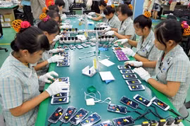 Les exportations nationales de téléphones mobiles s'élèvent à 22 milliards de dollars