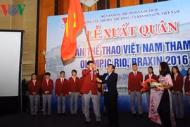 Cérémonie de départ des sportifs vietnamiens pour les JO de Rio 2016