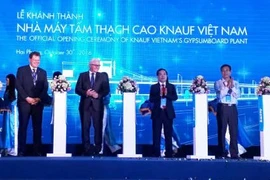 Une usine de plaques de plâtre de 30 millions d’euros voit le jour à Hai Phong