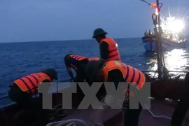 Ba Ria-Vung Tau : secours à 12 pêcheurs en danger