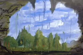 Exposition de peintures d'enfants à Hanoi