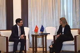 Le vice-PM Pham Binh Minh rencontre une haute représentante de l’UE