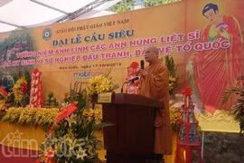 A Cao Bang, une messe de requiem pour les héros morts pour la Patrie