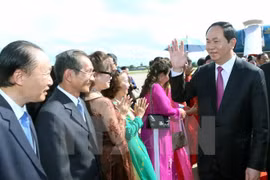 Le président du Vietnam termine sa visite d’Etat au Laos
