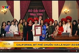 Journée de l'"ao dài" vietnamien en Californie