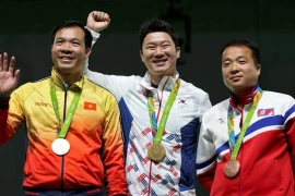 JO : Hoàng Xuân Vinh monte de nouveau sur le podium