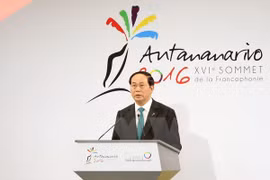 Le président Tran Dai Quang au 16e Sommet de la Francophonie