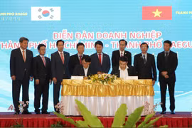 Forum d'affaires Ho Chi Minh-Ville-Daegu (R. de Corée)