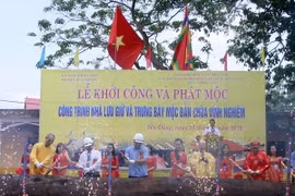 Mise en chantier d’une maison d’exposition sur les tablettes en bois de Vinh Nghiem